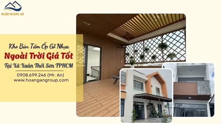 Kho Bán Tấm Ốp Gỗ Nhựa Ngoài Trời Giá Tốt Tại Xã Xuân Thới Sơn TPHCM
