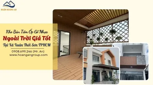 Kho Bán Tấm Ốp Gỗ Nhựa Ngoài Trời Giá Tốt Tại Xã Xuân Thới Sơn TPHCM