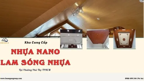 Kho Cung Cấp Tấm Nano Và Lam Sóng Uy Tín Tại Phường Phú Thọ TPHCM
