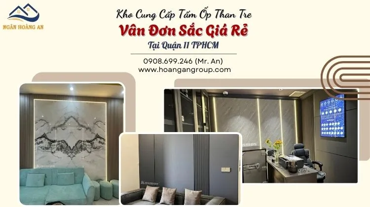 Kho Cung Cấp Tấm Ốp Than Tre Vân Đơn Sắc Giá Rẻ Tại Quận 11 TPHCM
