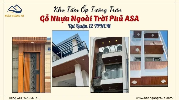Kho Tấm Ốp Tường Trần Gỗ Nhựa Ngoài Trời Phủ ASA