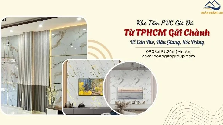 Kho Tấm PVC Giả Đá Từ TPHCM Gửi Chành Về Cần Thơ, Hậu Giang, Sóc Trăng