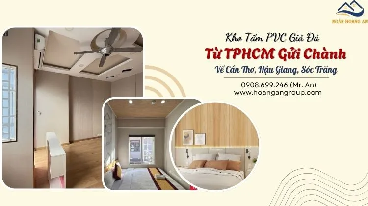 Kho Tấm PVC Giả Đá Từ TPHCM Gửi Chành Về Cần Thơ, Hậu Giang, Sóc Trăng