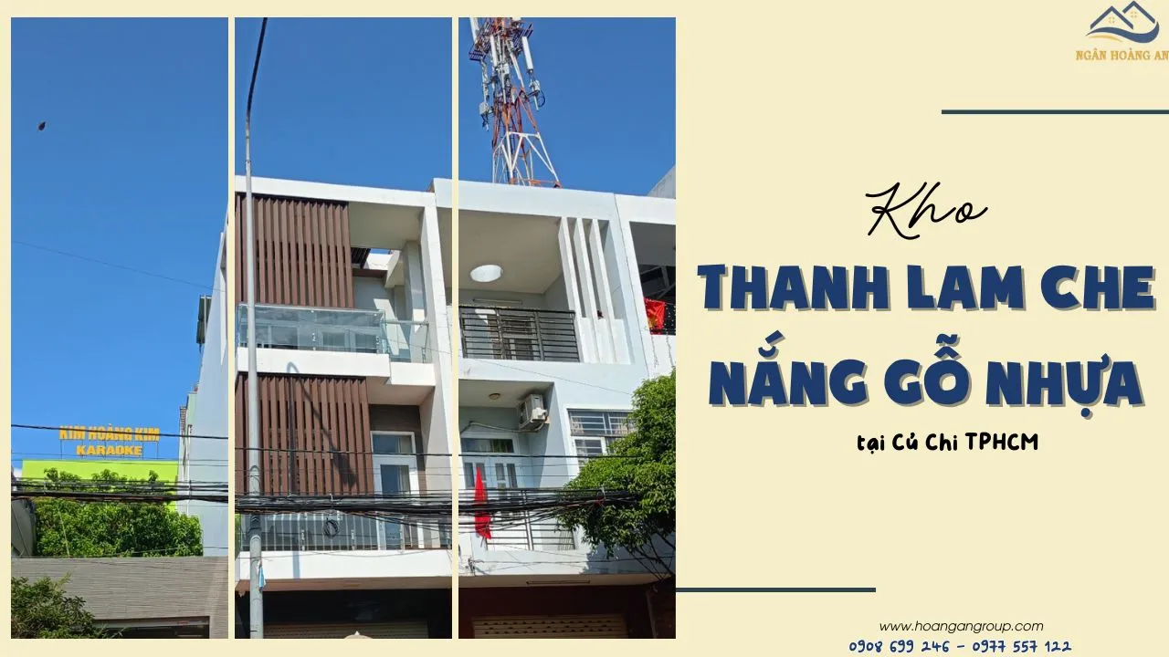 Kho Thanh Lam Che Nắng Gỗ Nhựa Ngoài Trời Tại Củ Chi TPHCM