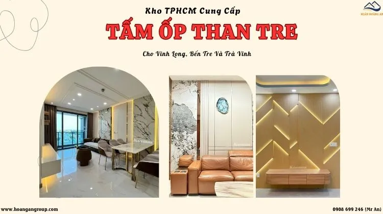 Kho TPHCM Cung Cấp Tấm Ốp Than Tre Cho Vĩnh Long, Bến Tre Và Trà Vinh