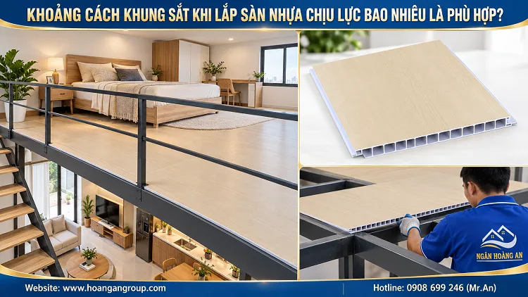 Khoảng Cách Khung Sắt Khi Lắp Sàn Nhựa Chịu Lực Bao Nhiêu Là Phù Hợp?