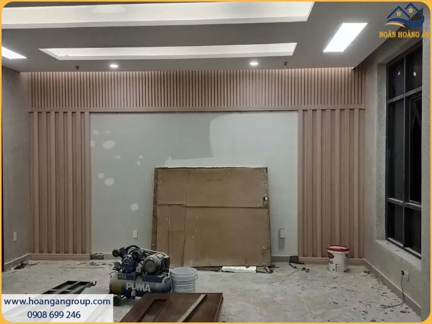 Mẫu Lam Sóng Giả Gỗ Tạo Điểm Nhấn Cho Cửa Hàng
