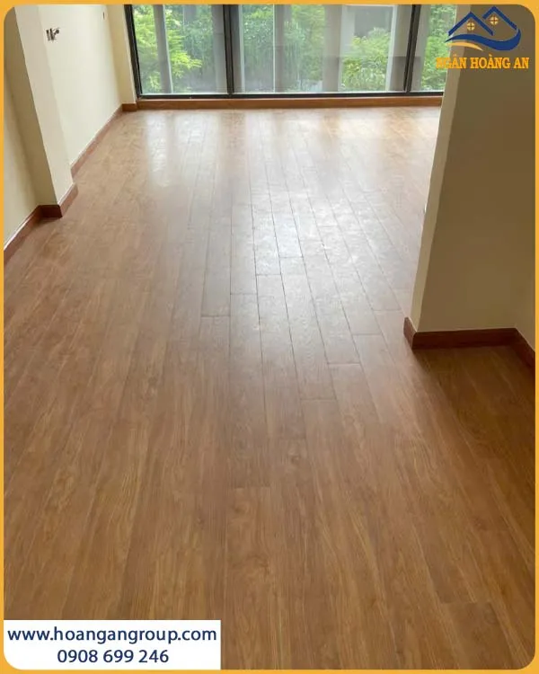 Mặt Sàn Liền Mạch Với Sàn Gỗ Morser MS105 Sau Thi Công