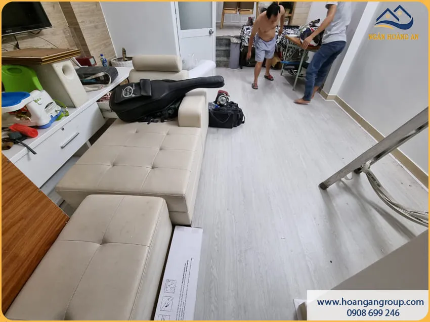 Không Gian Sống Sang Trọng Với Sàn Nhựa Hèm Khoá