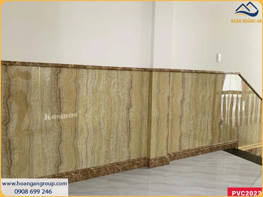 Hình Ảnh Thực Tế Ốp Lamri PVC Giả Đá Sau Thi Công