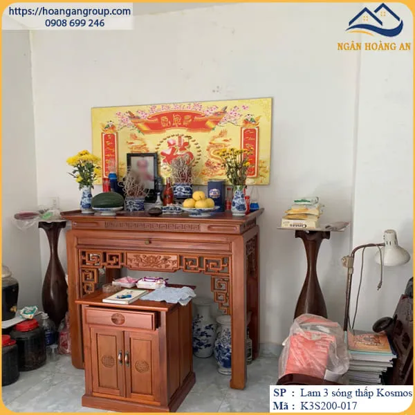 Không Gian Trước Khi Ốp Vách Lam Sóng Nhựa Giả Gỗ Kosmos