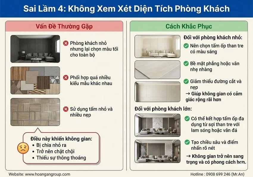 Sai Lầm 2: Không Xem Xét Kích Thước Sofa Và Vị Trí Đèn Chiếu Sáng Trước Sai Lầm 2: Không Xem Xét Kích Thước Sofa Và Vị Trí Đèn Chiếu Sáng Trước