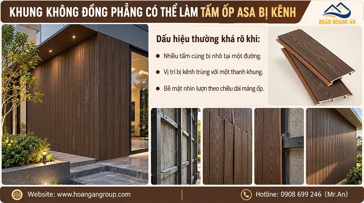 Khung Không Đồng Phẳng Có Thể Làm Tấm Ốp ASA Bị Kênh Khung Không Đồng Phẳng Có Thể Làm Tấm Ốp ASA Bị Kênh