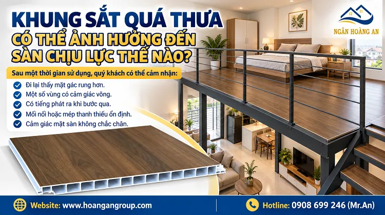 Khung Sắt Quá Thưa Có Thể Ảnh Hưởng Đến Sàn Chịu Lực Thế Nào?