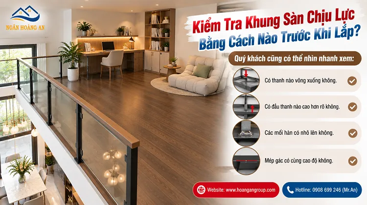 Kiểm Tra Khung Sàn Chịu Lực Bằng Cách Nào Trước Khi Lắp?