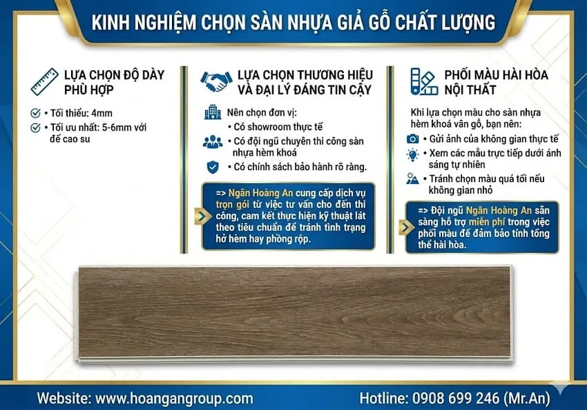 Kinh Nghiệm Chọn Sàn Nhựa Giả Gỗ Chất Lượng Kinh Nghiệm Chọn Sàn Nhựa Giả Gỗ Chất Lượng