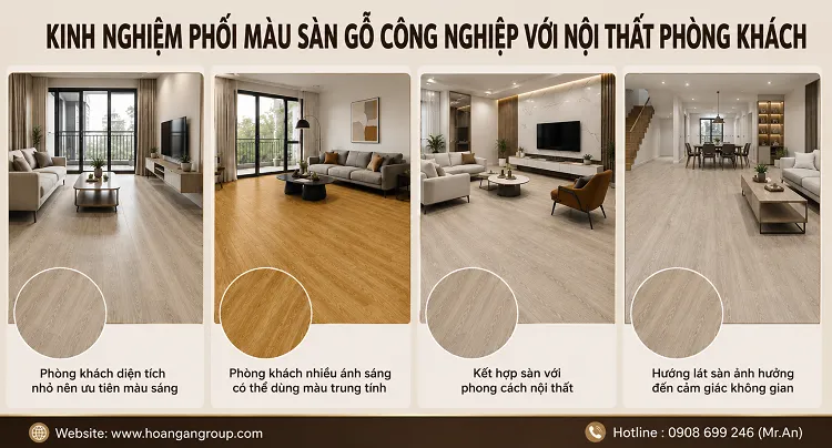 Kinh Nghiệm Phối Màu Sàn Gỗ Công Nghiệp Với Nội Thất Phòng Khách Kinh Nghiệm Phối Màu Sàn Gỗ Công Nghiệp Với Nội Thất Phòng Khách