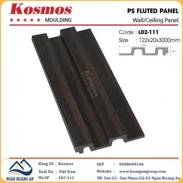 Tấm Nhựa Ốp Tường Lam 2 Sóng Hàn Quốc Kosmos L02-111