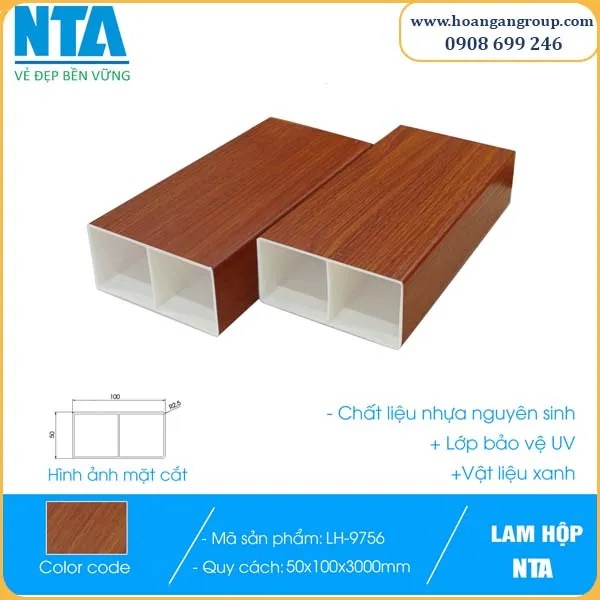 Thanh Lam Gỗ Nhựa NTA LH9756