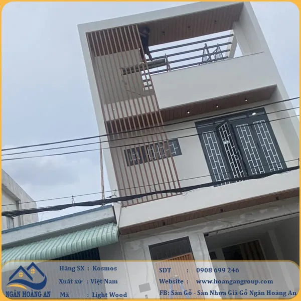 Thi Công Lam Che Nắng Gỗ Nhựa Ngoài Trời Tại Tân Bình TPHCM Thi Công Lam Che Nắng Gỗ Nhựa Ngoài Trời Tại Tân Bình TPHCM