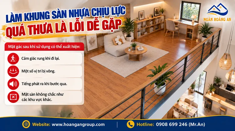 Làm Khung Sàn Nhựa Chịu Lực Quá Thưa Là Lỗi Dễ Gặp Làm Khung Sàn Nhựa Chịu Lực Quá Thưa Là Lỗi Dễ Gặp