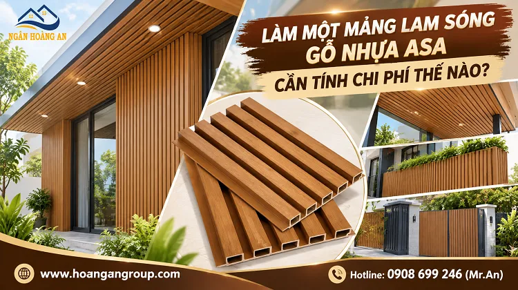 Làm Một Mảng Lam Sóng Gỗ Nhựa ASA Cần Tính Chi Phí Thế Nào? Làm Một Mảng Lam Sóng Gỗ Nhựa ASA Cần Tính Chi Phí Thế Nào?