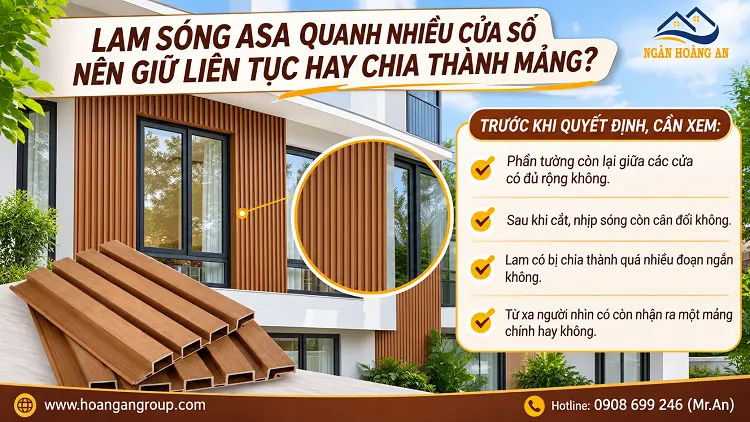 Lam Sóng ASA Quanh Nhiều Cửa Sổ Nên Giữ Liên Tục Hay Chia Thành Mảng? Lam Sóng ASA Quanh Nhiều Cửa Sổ Nên Giữ Liên Tục Hay Chia Thành Mảng?