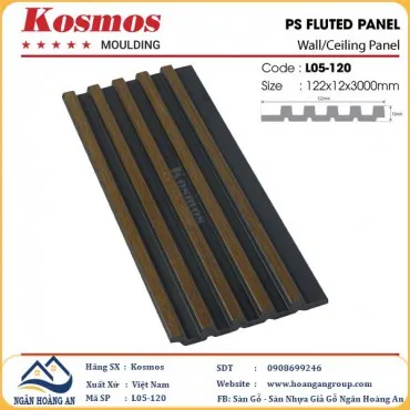Tấm Nhựa Ốp Tường Lam 5 Sóng Hàn Quốc Kosmos L05-120