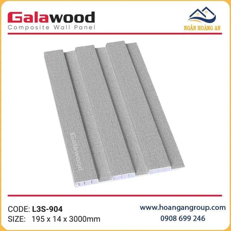 Lam Sóng Nhựa Ốp Trần Giả Vân Vải Galawood L3S-904 Lam Sóng Nhựa Ốp Trần Giả Vân Vải Galawood L3S-904