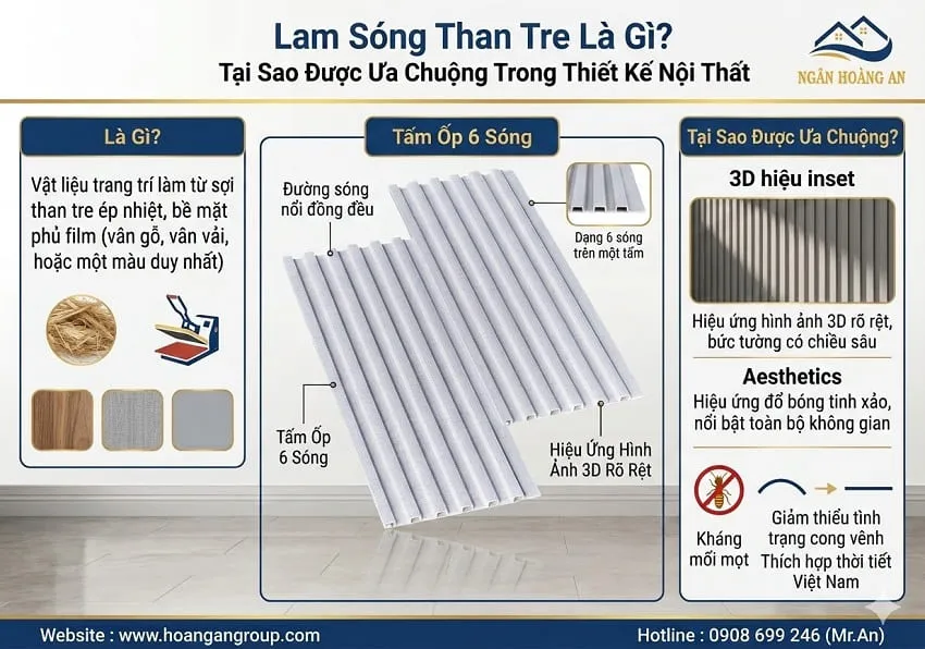 Lam Sóng Than Tre Là Gì? Tại Sao Được Ưa Chuộng Trong Thiết Kế Nội Thất
