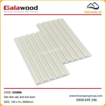 Lam Sóng Than Tre Vân Đơn Sắc Ánh Kim Kem Galawood G5S886