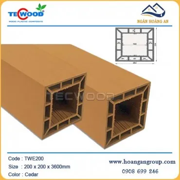 Lam Trụ Pergola Ngoài Trời Tecwood TWE200 Cedar