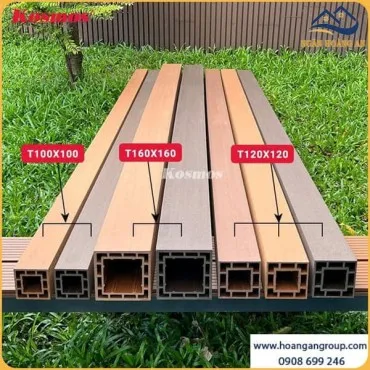 Thanh Lam Trụ Pergola Gỗ Nhựa Ngoài Trời Kosmos