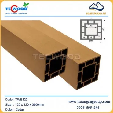 Lam Trụ Pergola Ngoài Trời Tecwood TWE120 Cedar