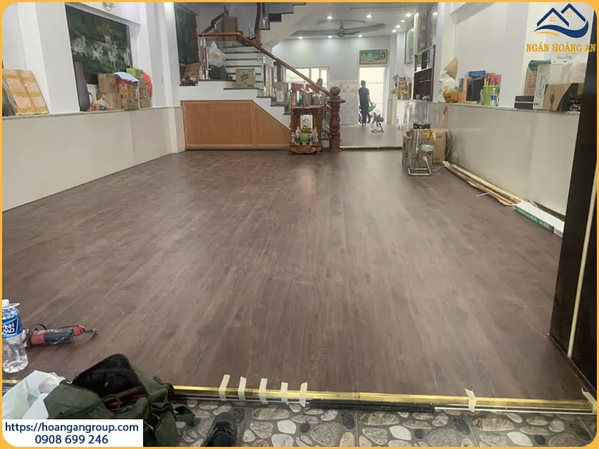 Lắp Đặt Sàn Nhựa Giả Gỗ Cho Nhà Ở Tại Gò Vấp TPHCM Lắp Đặt Sàn Nhựa Giả Gỗ Cho Nhà Ở Tại Gò Vấp TPHCM
