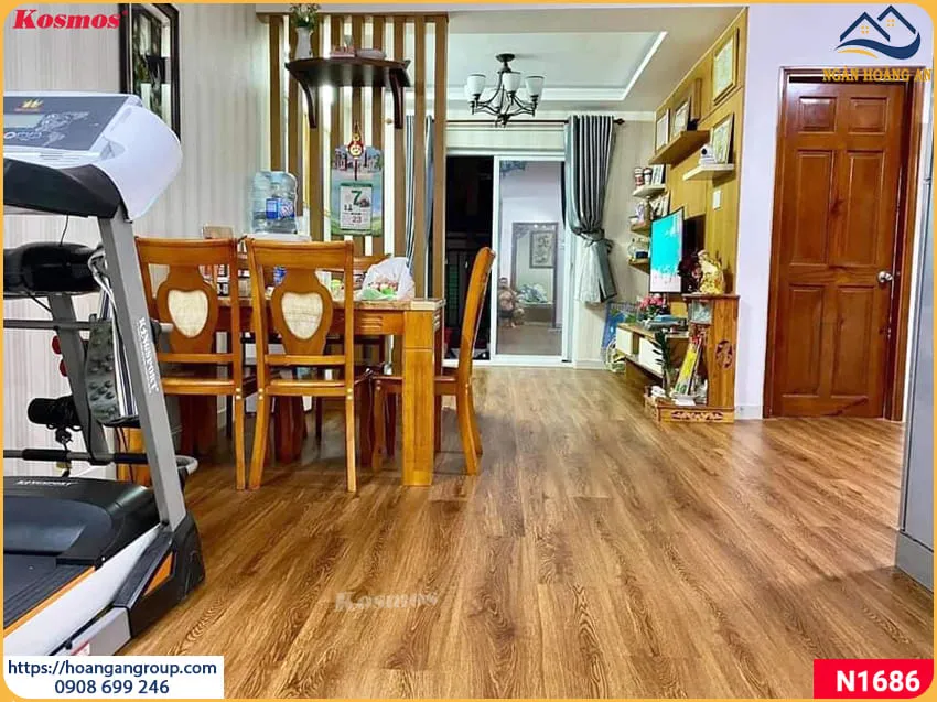 Lắp Đặt Sàn Nhựa Giả Gỗ Cho Nhà Ở TạI Quận 3 TPHCM