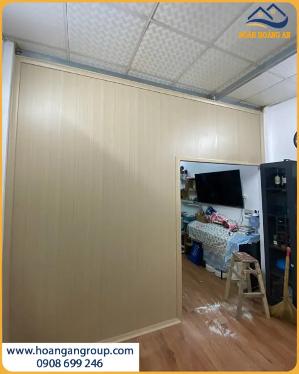Lắp Đặt Vách Ngăn Hai Mặt Glotex VN203
