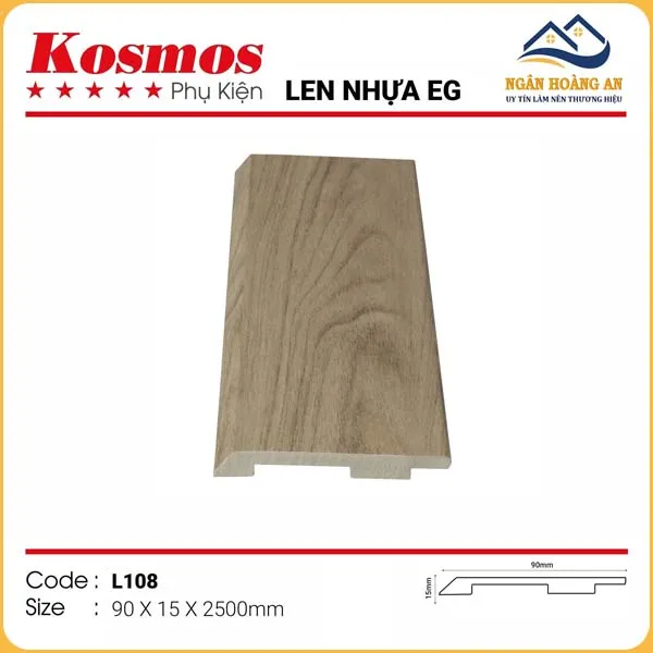 Len Chân Tường Nhựa 90mm