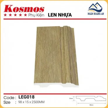 Len Chân Tường Nhựa Giả Gỗ LEG018 Cao 98mm