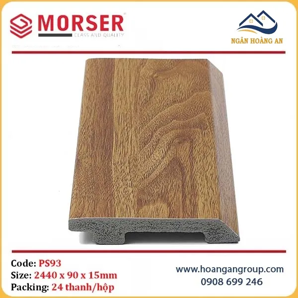 Len Chân Tường Nhựa Giả Gỗ 90mm Morser Tại Hóc Môn TPHCM Len Chân Tường Nhựa Giả Gỗ 90mm Morser Tại Hóc Môn TPHCM