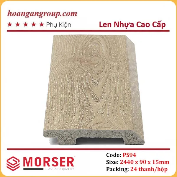 Len Chân Tường Nhựa Giả Gỗ Morser PS94 Cao 90mm Len Chân Tường Nhựa Giả Gỗ Morser PS94 Cao 90mm