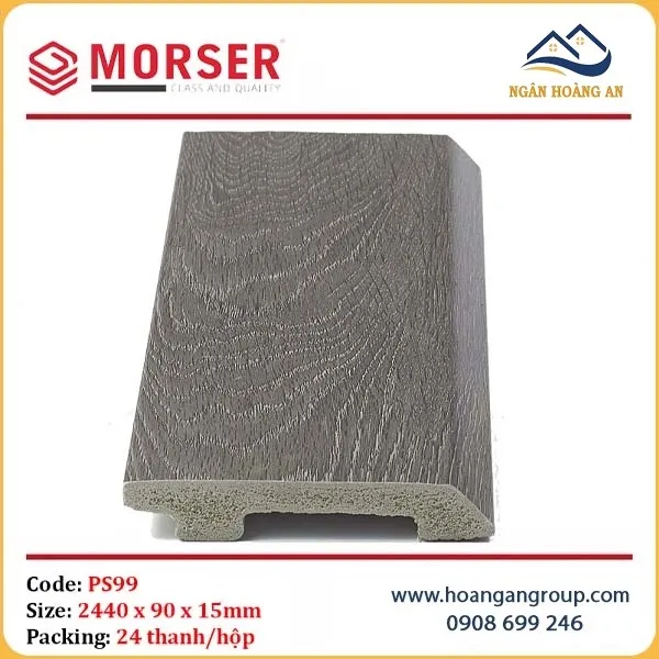 Len Chân Tường Nhựa Giả Gỗ Morser PS99 Cao 90mm Tại Bình Tân Len Chân Tường Nhựa Giả Gỗ Morser PS99 Cao 90mm Tại Bình Tân