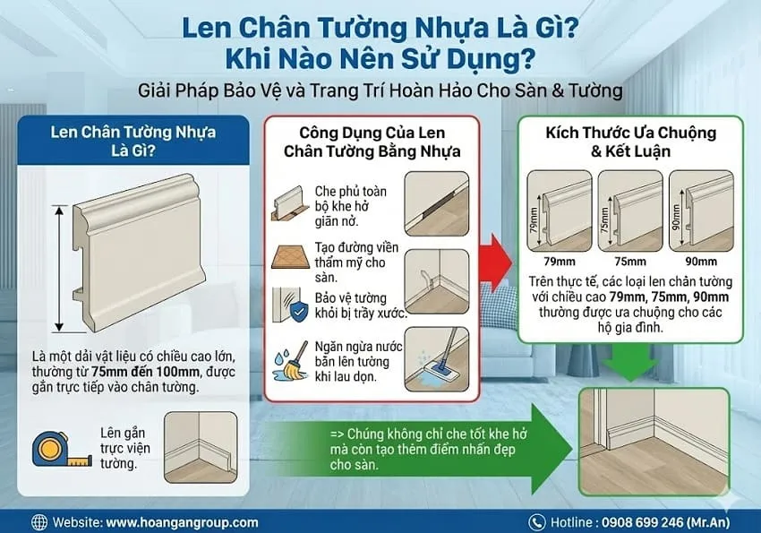 Len Chân Tường Nhựa Là Gì? Khi Nào Nên Sử Dụng?