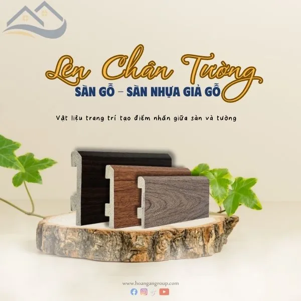 Len Chân Tường Sàn Gỗ, Sàn Nhựa Giả Gỗ Tạo Điểm Nhấn Giữa Sàn Và Tường
