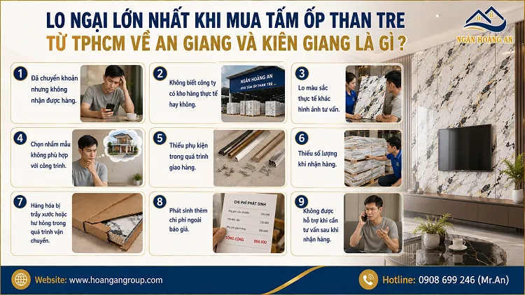 Lo Ngại Lớn Nhất Khi Mua Tấm Ốp Than Tre Từ TPHCM Về An Giang Và Kiên Giang Là Gì ? Lo Ngại Lớn Nhất Khi Mua Tấm Ốp Than Tre Từ TPHCM Về An Giang Và Kiên Giang Là Gì ?