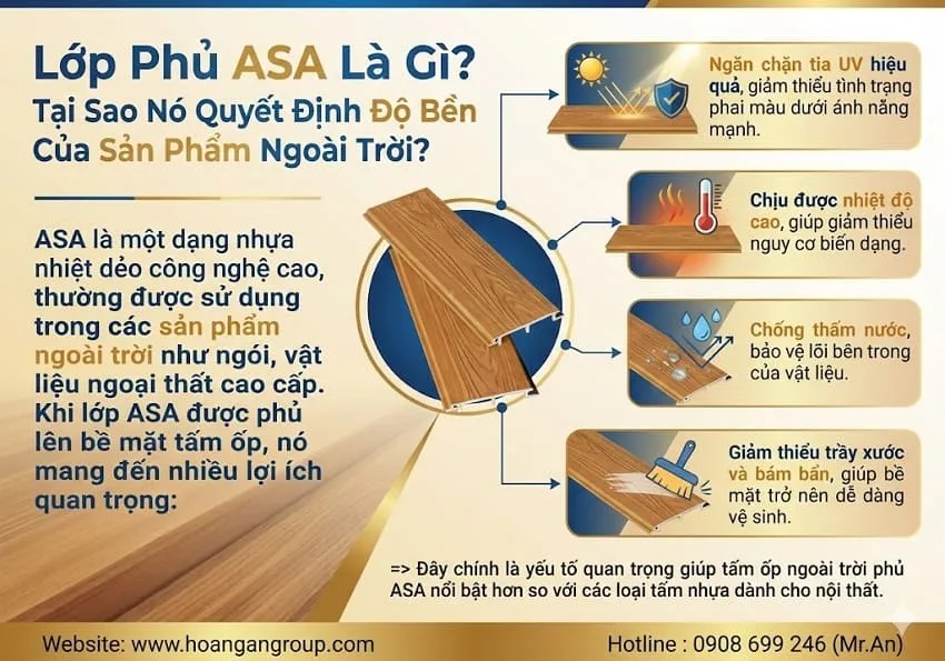 Lớp Phủ ASA Là Gì? Tại Sao Nó Quyết Định Độ Bền Của Sản Phẩm Ngoài Trời? Lớp Phủ ASA Là Gì? Tại Sao Nó Quyết Định Độ Bền Của Sản Phẩm Ngoài Trời?