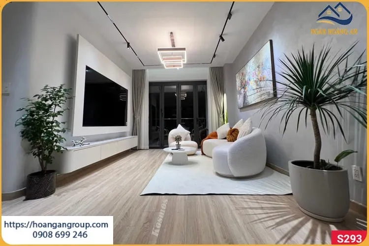 Lót Nền Sàn Gỗ Công Nghiệp Cho Phòng Khách