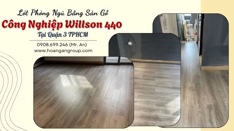 Lót Phòng Ngủ Bằng Sàn Gỗ Công Nghiệp Willson 440 Lót Phòng Ngủ Bằng Sàn Gỗ Công Nghiệp Willson 440