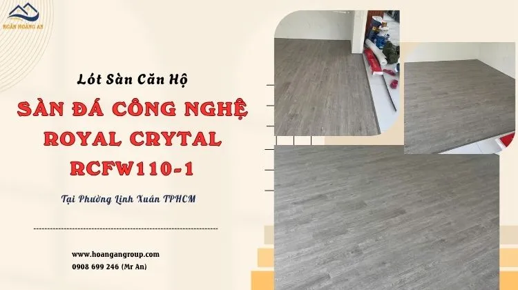 Lót Sàn Căn Hộ Bằng Sàn Đá Công Nghệ Royal Crytal Tại Phường Linh Xuân TPHCM