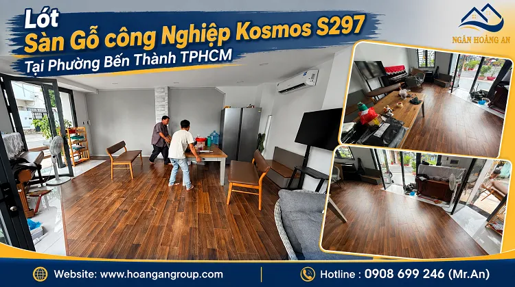 Lót Sàn Gỗ công Nghiệp Kosmos S297 Tại Phường Bến Thành TPHCM